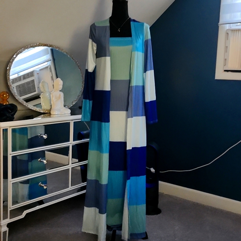 NWOT 2 piece maxi dress